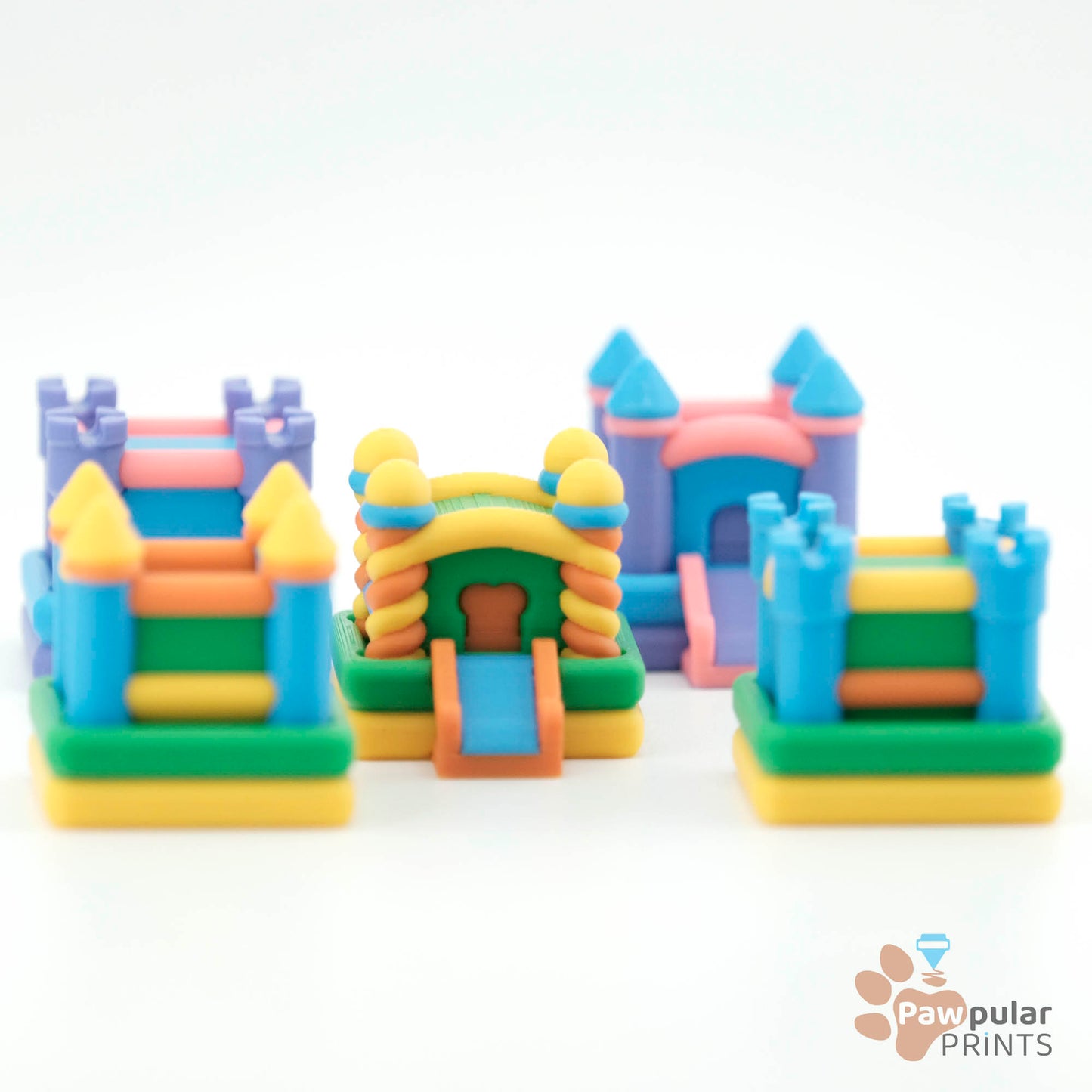 Bounce House Fidget Clicker Sensory Toys by Pawpular Prints