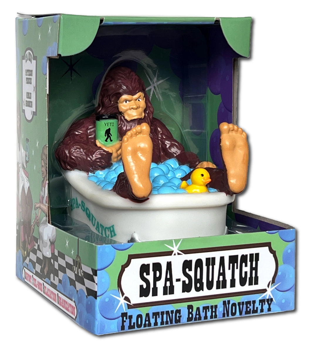 Celebriducks Spa Squatch Rubber Bath Toy — Collectible Duck in Gift Box