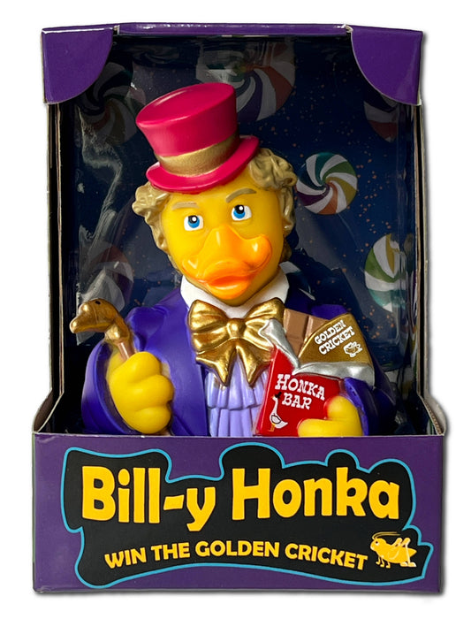 Celebriducks Bill-y Honka Rubber Duck — Collectible Duck in Gift Box