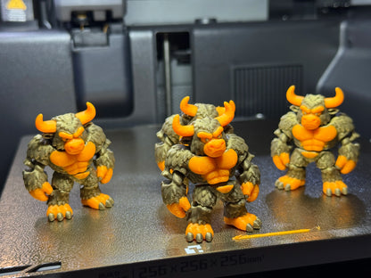 Articulated Mini Minotaur Action Figure