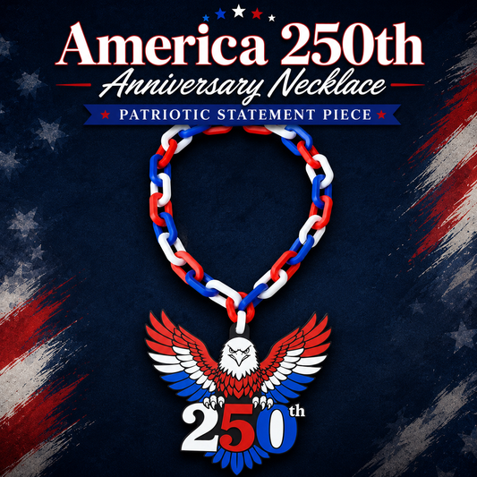 America 250th Independence Day Hype Chain | Patriotic Apparel and Jewelry