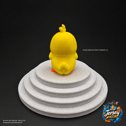 Baby Chick - Animals with Attitude Funny Animal Figurines for the Home or Office