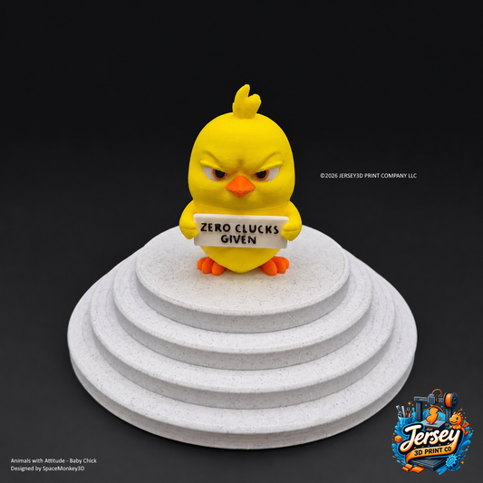 Baby Chick - Animals with Attitude Funny Animal Figurines for the Home or Office