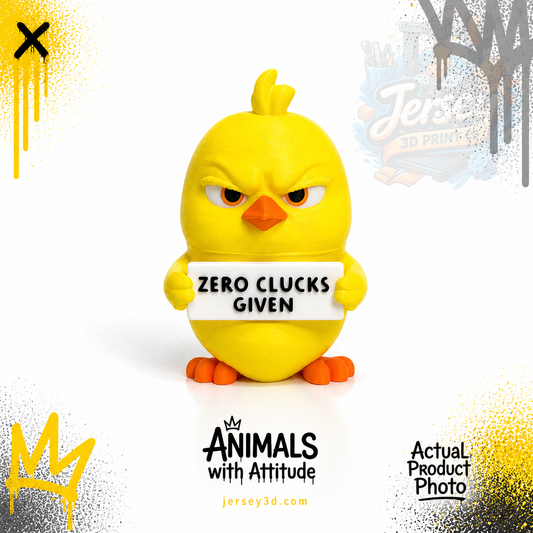 Baby Chick Figurine - Animals with Attitude Adult Humor for the Home and Office