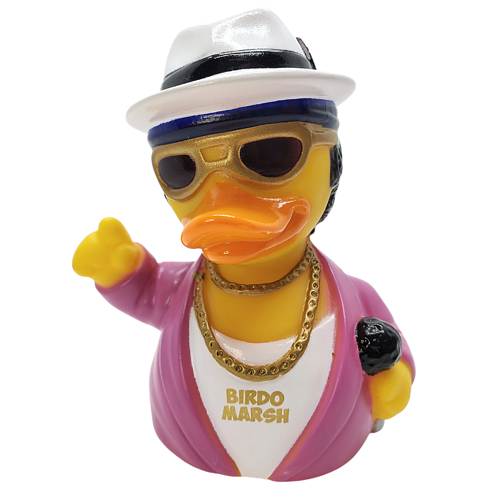 Celebriducks Birdo Marsh Rubber Duck — Collectible Duck in Gift Box