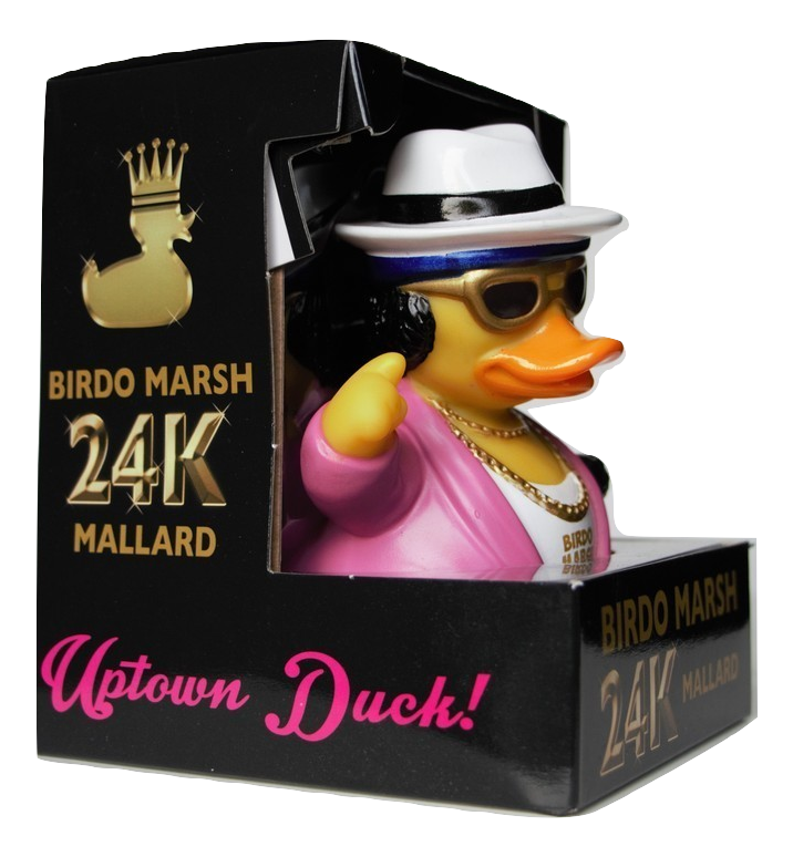 Celebriducks Birdo Marsh Rubber Duck — Collectible Duck in Gift Box