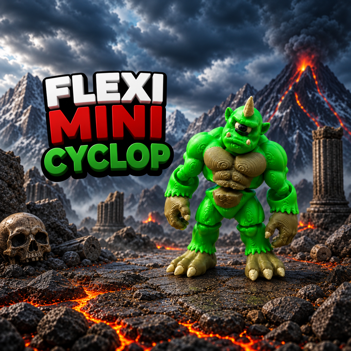 Articulated Mini Cyclops Action Figure