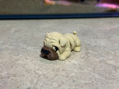 Sharpei Dog Flexi Toy – 3D Printed Articulated Sharpei Dog