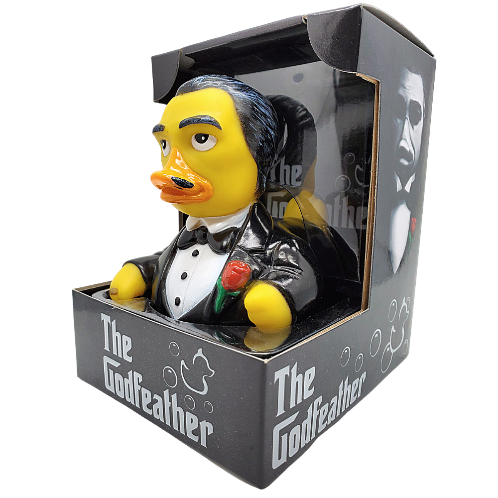 Celebriducks The GodFeather Rubber Duck — Collectible Duck in Gift Box