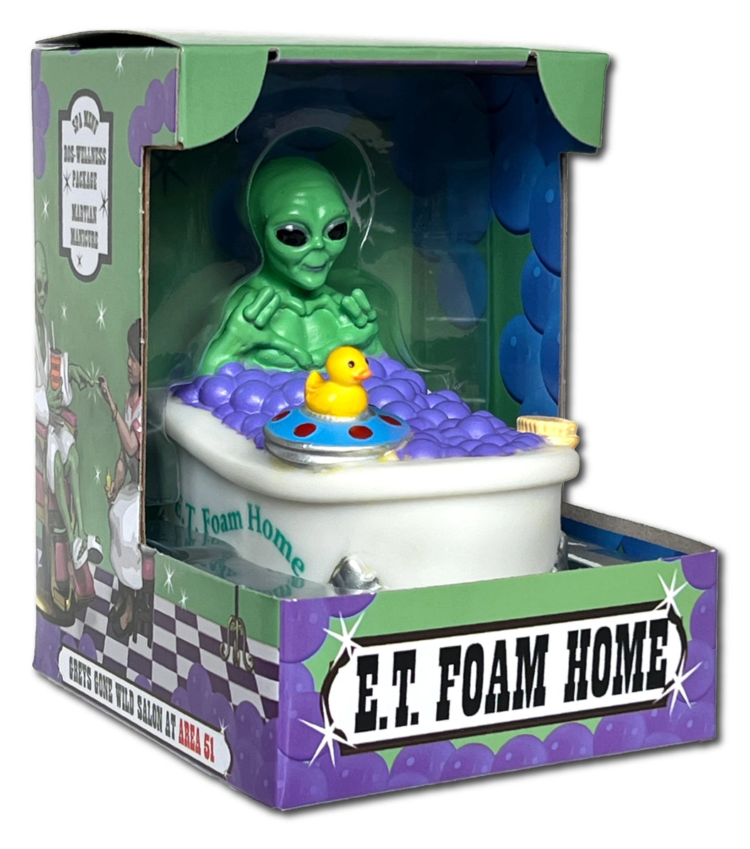 Celebriducks E.T. Foam Home Rubber Bath Toy — Collectible Duck in Gift Box