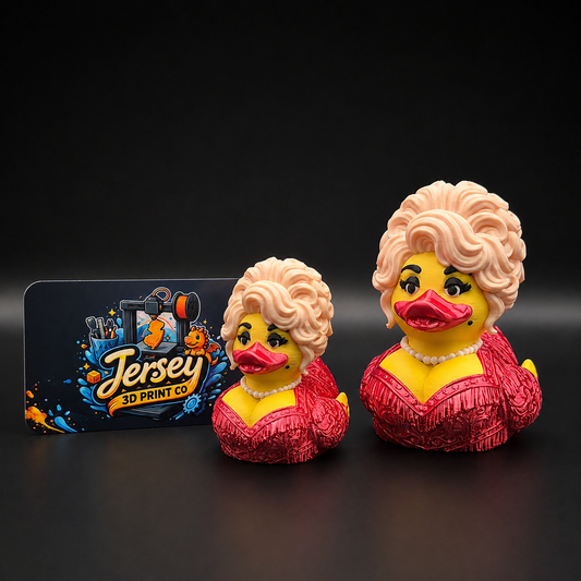 Dolly Duck Figurine – Country Music Inspired Showgirl Duck