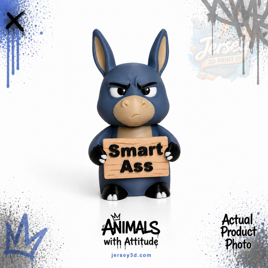 Annoyed Donkey Figurine - Animals with Attitude Adult Humor for the Home or Office