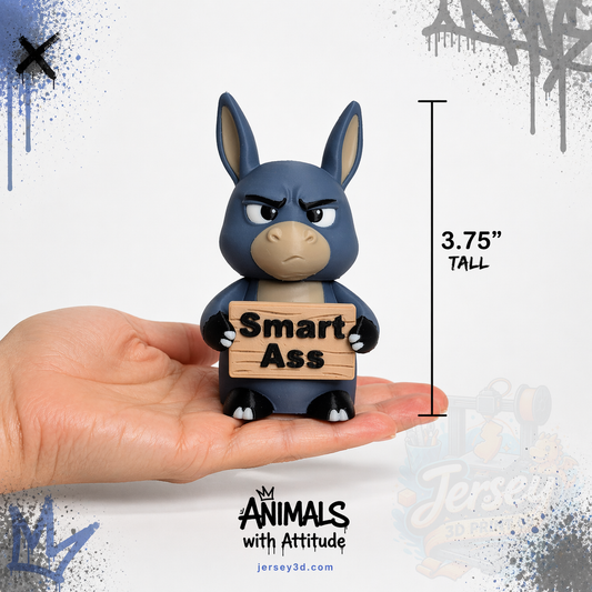 Annoyed Donkey Figurine - Animals with Attitude Adult Humor for the Home or Office