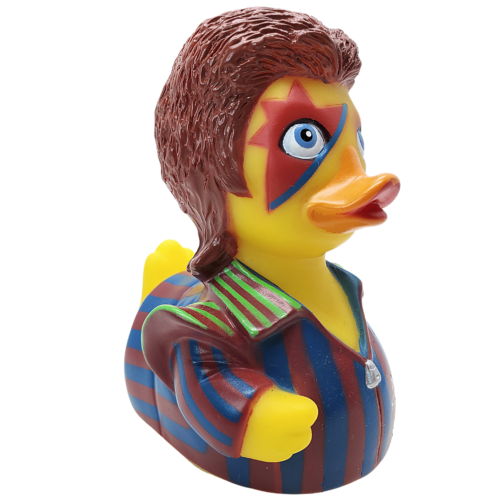 Celebriducks Ziggy StarDuck Rubber Duck — Collectible Duck in Gift Box