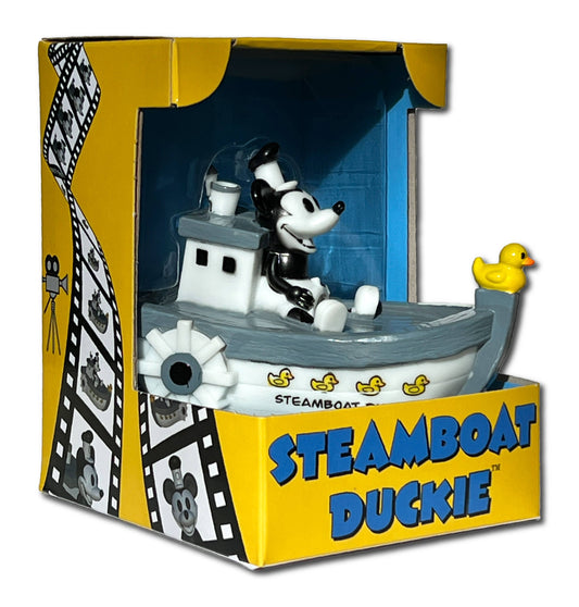 Celebriducks Steamboat Ducky Rubber Bath Toy — Collectible Duck in Gift Box