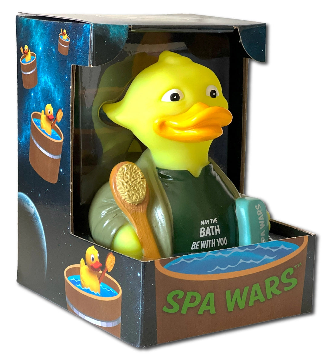 Celebriducks Spa Wars Rubber Duck — Collectible Duck in Gift Box