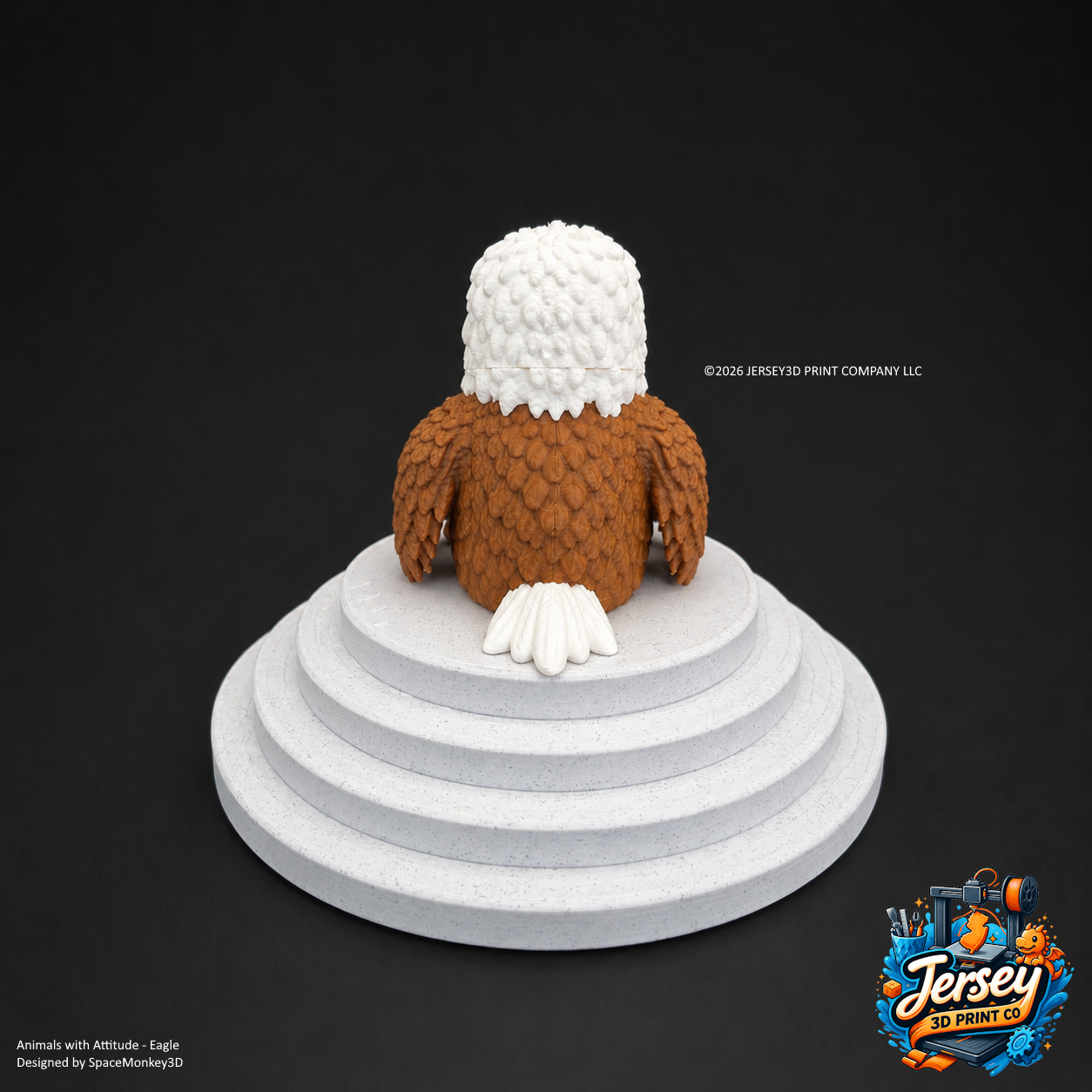 Sarcastic Eagle Figurine - Animals with Attitude Funny Desk Toys for the Home or Office
