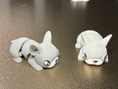 French Bulldog Flexi Toy – 3D Printed Articulated French Bulldog