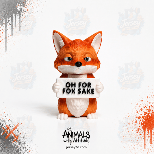 Sassy Fox - Animals with Attitude Adult Humor for the Home or Office