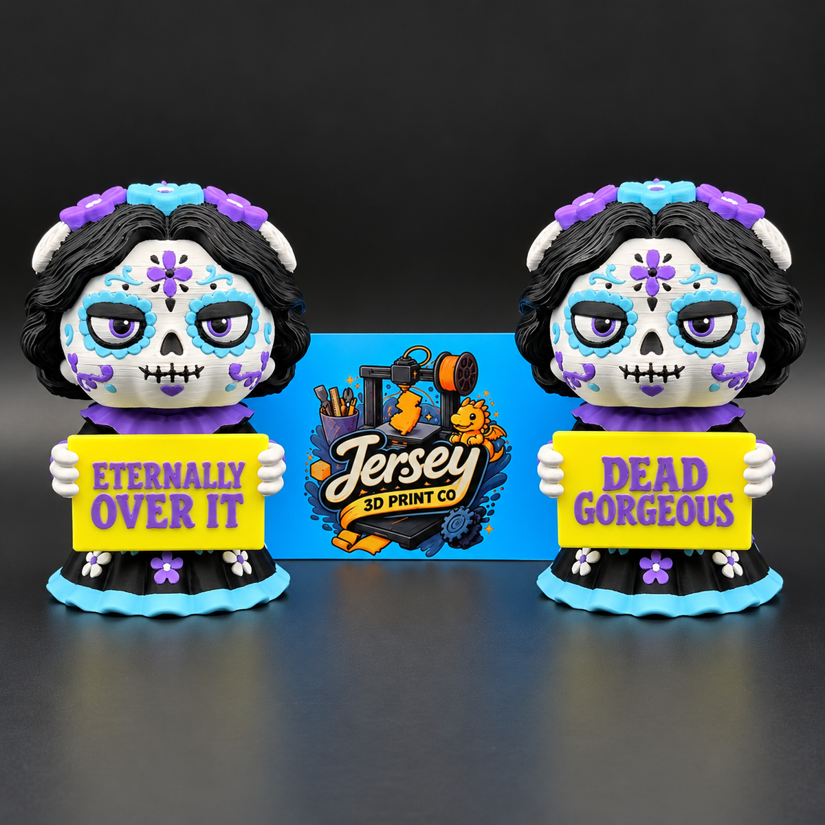 DÍA DE LOS MUERTOS Girl- Holidays with Attitude Halloween Decor for the Home or Office