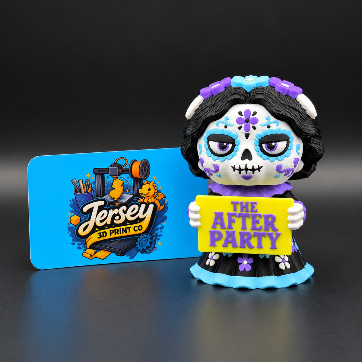DÍA DE LOS MUERTOS Girl- Holidays with Attitude Halloween Decor for the Home or Office