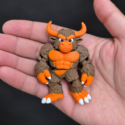 Articulated Mini Minotaur Action Figure