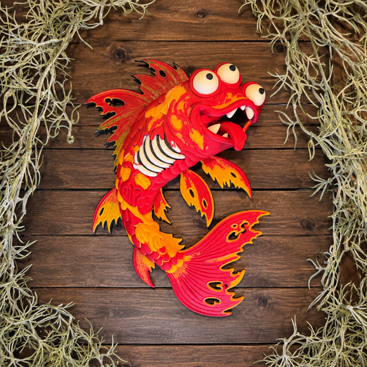 Nibbles – Glow-in-the-Dark Wall Art by Unicorn Graveyard