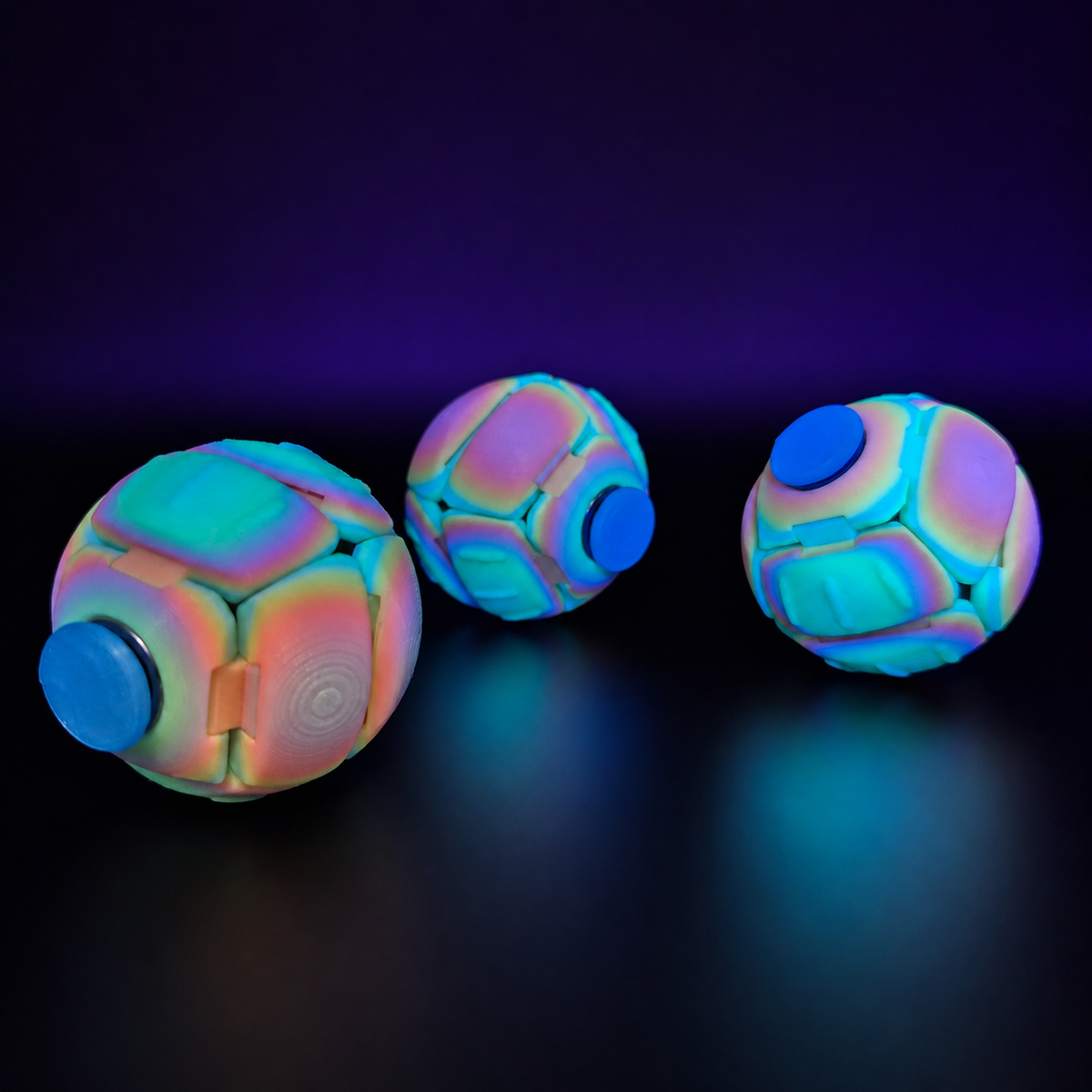 OrbiX Glow in the Dark Spinning Trick Fidget Toy for Kids