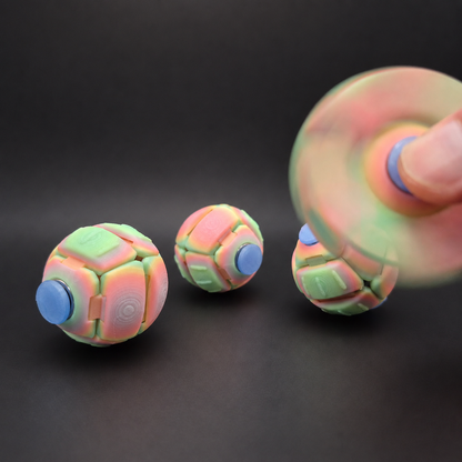 OrbiX Glow in the Dark Spinning Trick Fidget Toy for Kids
