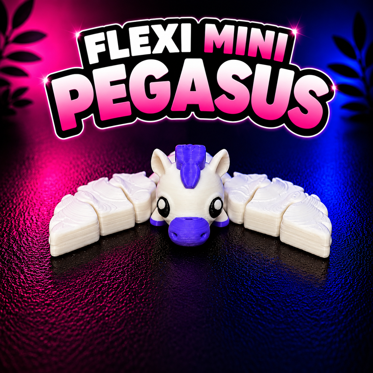 Pegasus Flexi Toy – 3D Printed Articulated Pegasus