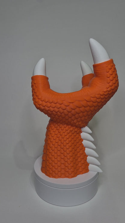 Charizard Inspired Console Controller & Headphones Holder  - Hands of Power Series by Mas Fuego