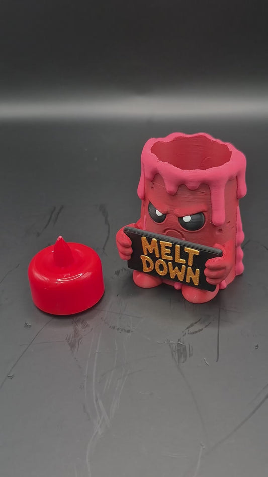 Sarcastic Candle Mini Desk Toy - Holidays with Attitude Halloween Decor for Home or Office