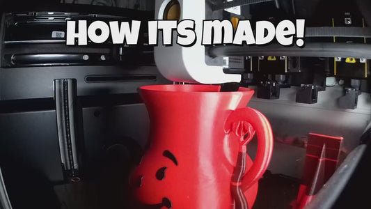 1990s Kool-Aid Inspired 12oz Can Holder with decorative Ice Cubes Lid