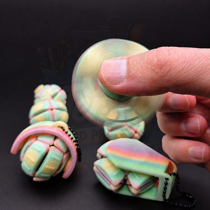OrbiX Glow in the Dark Spinning Trick Fidget Toy for Kids