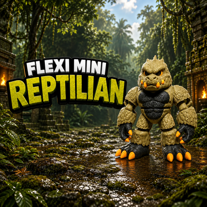 Articulated Mini Reptilian Action Figure