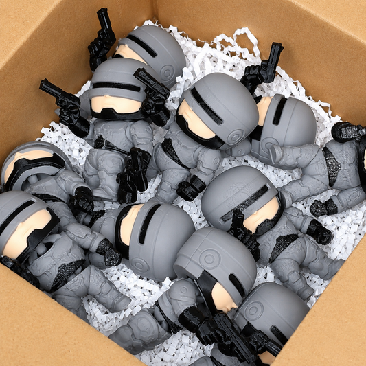 Robocop Mini Flexi Chibi Figure – 80s Retro Action Movie Inspired Desk Toy
