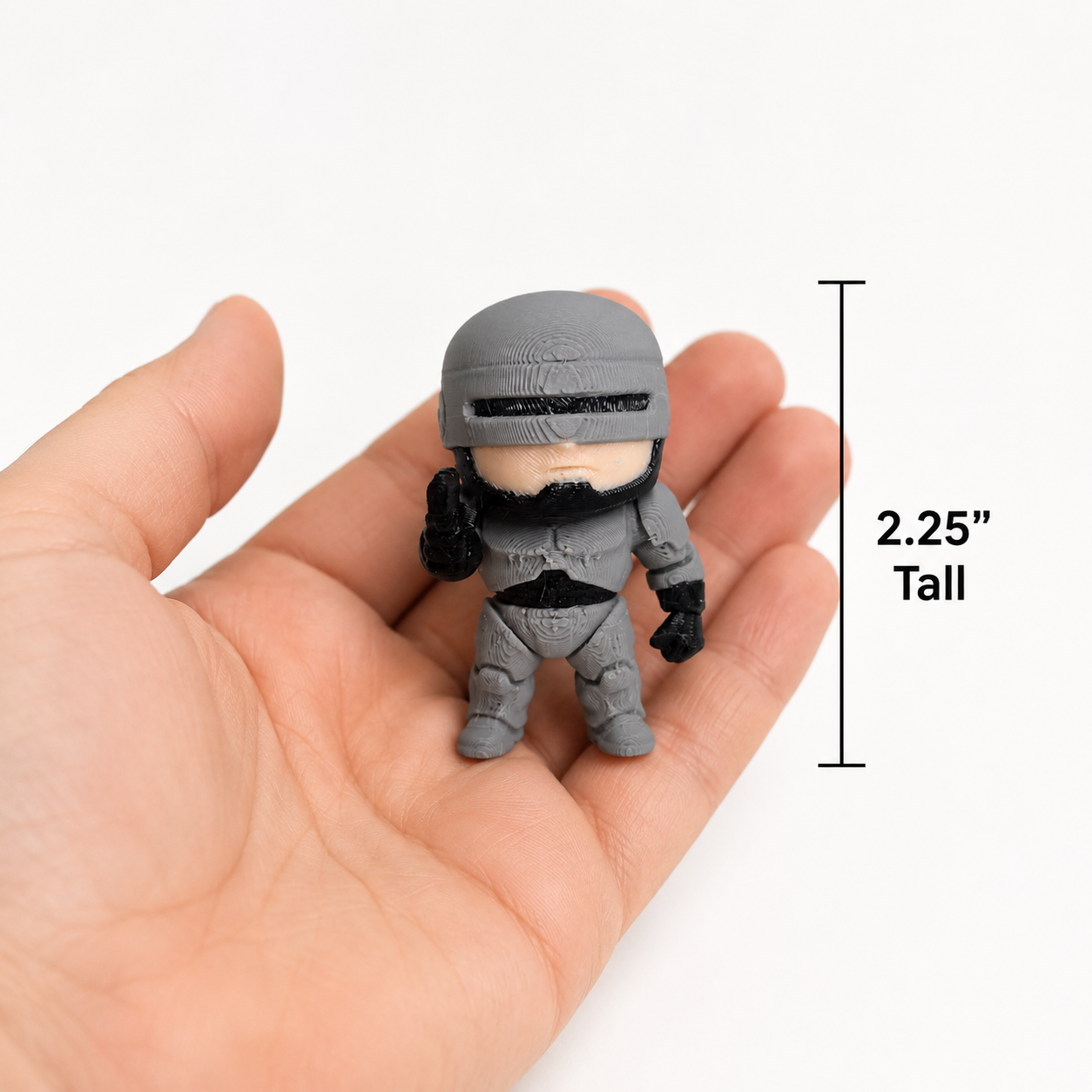 Robocop Mini Flexi Chibi Figure – 80s Retro Action Movie Inspired Desk Toy
