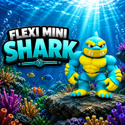Articulated Mini Shark Man Action Figure