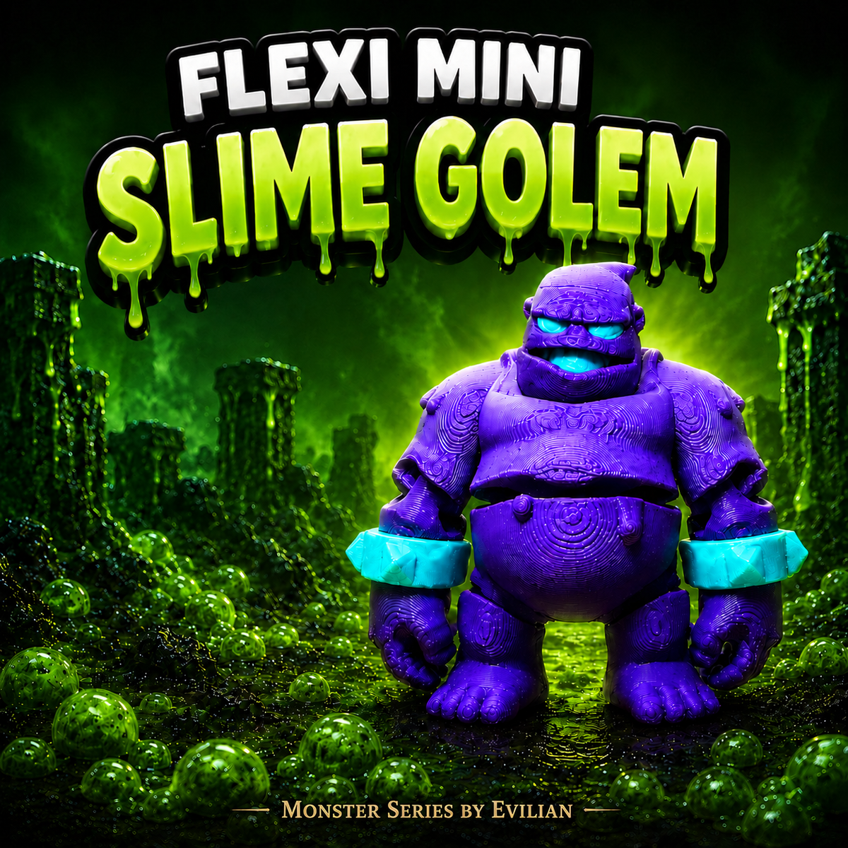Articulated Mini Slime Golem Action Figure