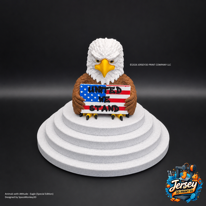 Special Edition Sarcastic Eagle Figurine - Animals with Attitude Funny Desk Toys for the Home or Office