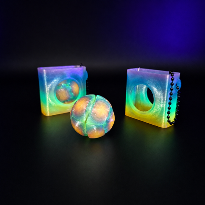 Zorbles - Translucent Rainbow with Carrying Case