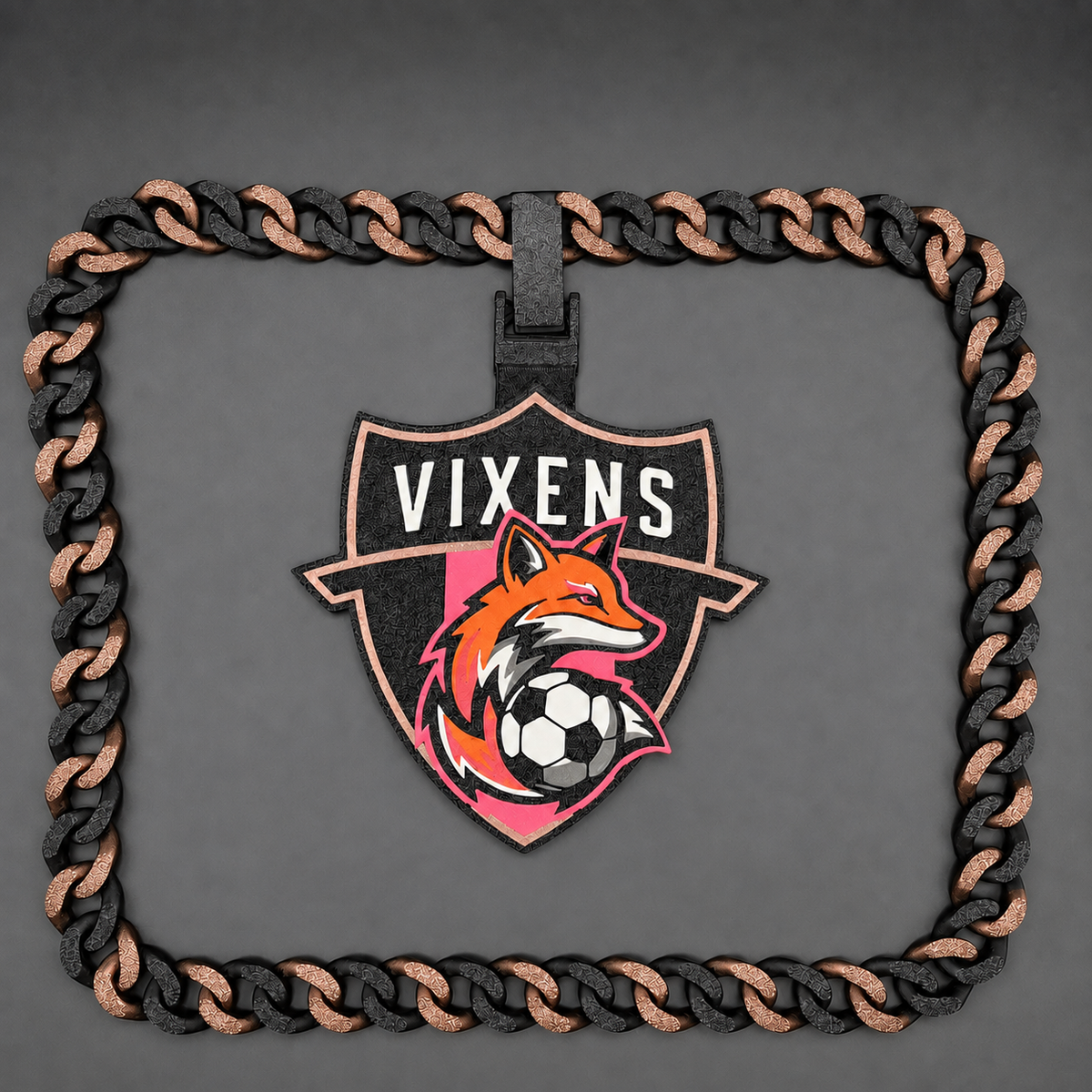 Pittsgrove Vixens Soccer Club Hype Chain - Jersey 3D Print Company